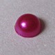176 St. Halbperlen selbstklebend, Runde 4 mm (dunkelrosa)
