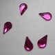 5000 St. Schmucksteine aus Acryl, Tropfen 6 x 10 mm (rosa)