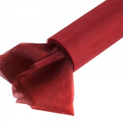 1 St. Organza Rolle 40 cm x 9,1 m (rot)