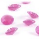 100 St. Diamanten Konfetti 12 mm, Tisch Kristalle (rosa)
