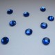 288 St. Strasssteine ss30 hot-fix (6,5 mm) Blau