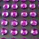 176 St. Selbstklebende Schmucksteine - Runde 4 mm (violett)