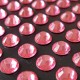 100 St. Selbstklebende Schmucksteine - Runde 6 mm (rosa)