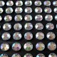 100 St. Selbstklebende Schmucksteine - Runde 6 mm (opal)