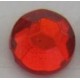 176 St. Selbstklebende Schmucksteine - Runde 4 mm (rot)