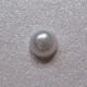 176 St. Halbperlen selbstklebend, Runde 2 mm (weiß)