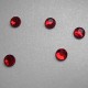 5000 St. Schmucksteine aus Acryl, Rund 6 mm (rot)