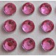 100 St. Selbstklebende Schmucksteine - Runde 5 mm (rosa)