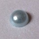 100 St. Halbperlen selbstklebend, Runde 5 mm (himmelblau)