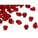 190 St. Kristall Acryl Eiswürfel, groß 2,3 x 1,8 cm (rot)