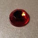100 St. Selbstklebende Schmucksteine - Runde 6 mm (rot)